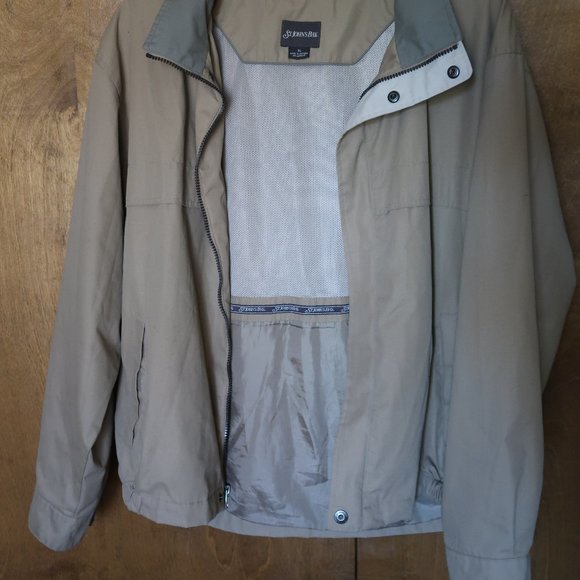 St Johns Bay XL Men's Lightweight Tan Jacket - Picture 3 of 10